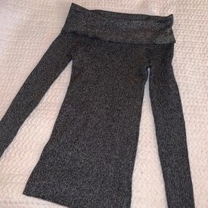 Candie's Glitter Off Shoulder Sweater Size M
